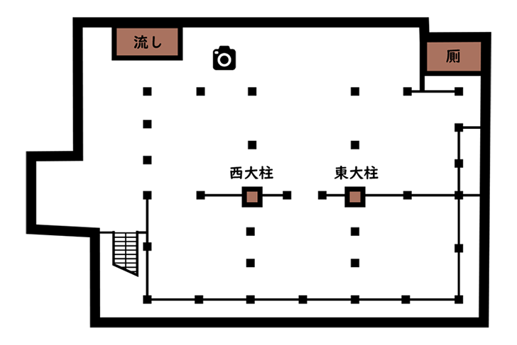 姫路城大天守地下一階