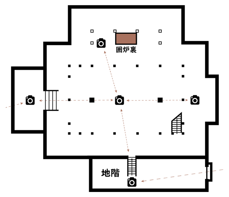 備中松山城一階平面図