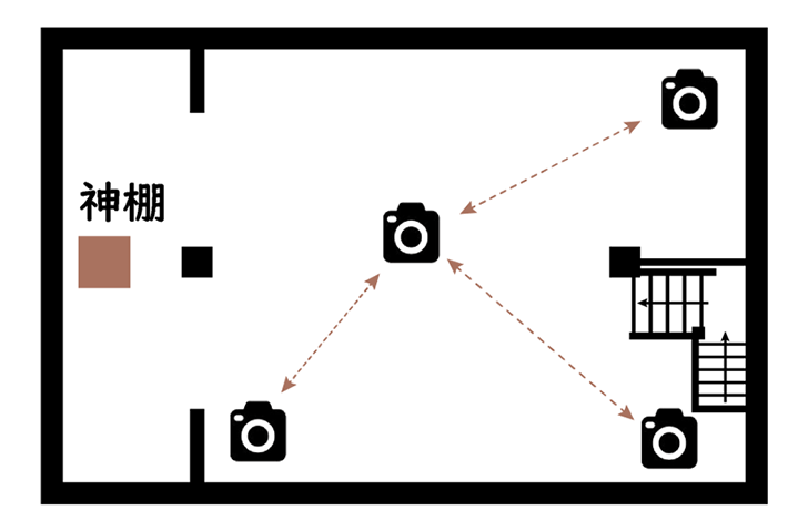 備中松山城二階平面図